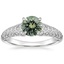 18K White Gold Nola Diamond Ring, smalltop view