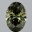 5.49 Ct. Fancy Vivid Green Oval Lab Grown Diamond