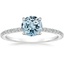 18K White Gold Demi Three-Quarter Coverage Diamond Ring (1/3 ct. tw.), smalltop view