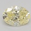 1.03 Ct. Fancy Yellow Oval Lab Grown Diamond