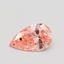 0.50 Ct. Fancy Intense Pink Pear Lab Grown Diamond