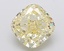 2.57 Ct. Fancy Intense Yellow Cushion Lab Grown Diamond