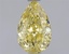1.10 Ct. Fancy Intense  Yellow Pear Lab Grown Diamond