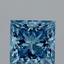 3.06 Ct. Fancy Vivid Blue Princess Lab Grown Diamond