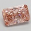 5.14 Ct. Fancy Vivid  Pink Radiant Lab Grown Diamond