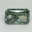 3.16 Ct. Fancy Vivid Pacific Green Radiant Lab Grown Diamond