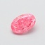 0.51 Ct. Fancy Vivid  Pink Oval Lab Grown Diamond