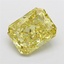 7.09 Ct. Fancy Intense Yellow Radiant Lab Grown Diamond