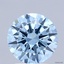 2.0 Ct. Fancy Vivid Blue Round Lab Grown Diamond