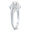 The Temescal Ring, smalltop view on a hand