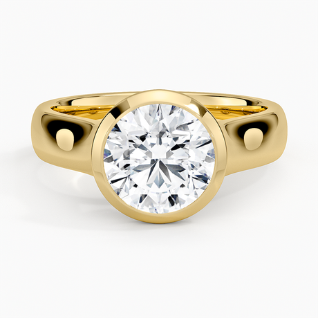Luna 4mm Bezel Ring