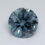 2.50 Ct. Fancy Vivid Blue Round Lab Grown Diamond