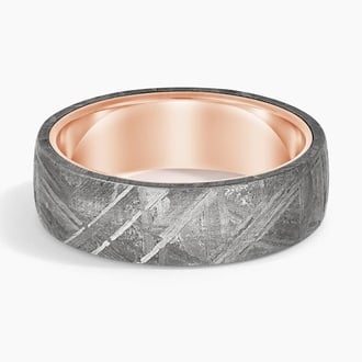 Magnus 7mm Wedding Ring in 14K Rose Gold