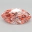3.10 Ct. Fancy Vivid Pink Marquise Lab Grown Diamond