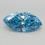 2.10 Ct. Fancy Vivid Blue Marquise Lab Grown Diamond