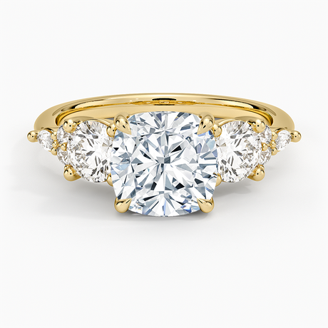 Luxe Nadia Three Stone Diamond Ring