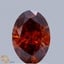 1.00 Ct. Fancy Vivid  Orange Oval Lab Grown Diamond