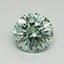 1.34 Ct. Fancy Vivid Pacific Green Round Lab Grown Diamond