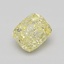 1.01 Ct. Fancy Yellow Cushion Diamond