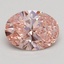 1.50 Ct. Fancy Intense Pink Oval Lab Grown Diamond