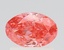 0.78 Ct. Fancy Vivid Pink Oval Lab Grown Diamond