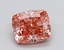 0.72 Ct. Fancy Vivid Pink Cushion Lab Grown Diamond