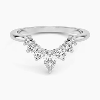 Lunette Diamond Ring (3/8 ct. tw.) in Platinum