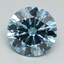 3.01 Ct. Fancy Vivid Blue Round Lab Grown Diamond