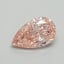 0.51 Ct. Fancy Vivid Pink Pear Lab Grown Diamond