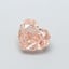 1.17 Ct. Fancy Intense  Pink Heart Lab Grown Diamond