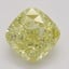 1.10 Ct. Fancy Intense Yellow Cushion Diamond