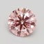 1.80 Ct. Fancy Intense Pink Round Lab Grown Diamond