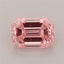 0.95 Ct. Fancy Vivid Pink Emerald Lab Grown Diamond