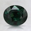 7.9x6.7mm Teal Oval Sapphire
