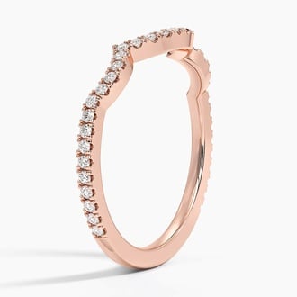 Petite Twisted Vine Curved Diamond Ring (1/5 ct. tw.)