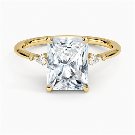 Cometa Three Stone Diamond Ring - Brilliant Earth