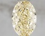 1.04 Ct. Fancy Intense Yellow Oval Lab Grown Diamond