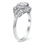 The Scottie Ring, smalltop view on a hand