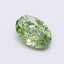 0.75 Ct. Fancy Vivid  Green Oval Lab Grown Diamond