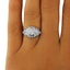 The Vasya Ring, smalltop view on a hand