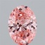 1.54 Ct. Fancy Vivid Pink Oval Lab Grown Diamond
