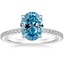 Platinum Demi Half Coverage Diamond Ring (1/5 ct. tw.), smalltop view