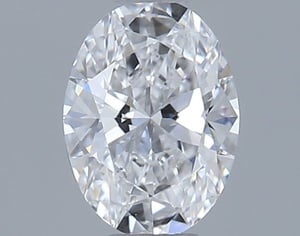 Oval diamond — real photo