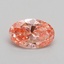 1.01 Ct. Fancy Vivid Pink Oval Lab Grown Diamond