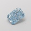 1.07 Ct. Fancy Vivid  Blue Radiant Lab Grown Diamond