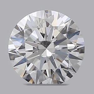 Round diamond — real photo