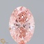 2.02 Ct. Fancy Vivid  Pink Oval Lab Grown Diamond