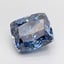 3.97 Ct. Fancy Vivid Blue Cushion Lab Grown Diamond