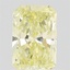 0.59 Ct. Fancy Light Yellow Radiant Lab Grown Diamond