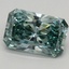 1.02 Ct. Fancy Vivid Green Radiant Lab Grown Diamond